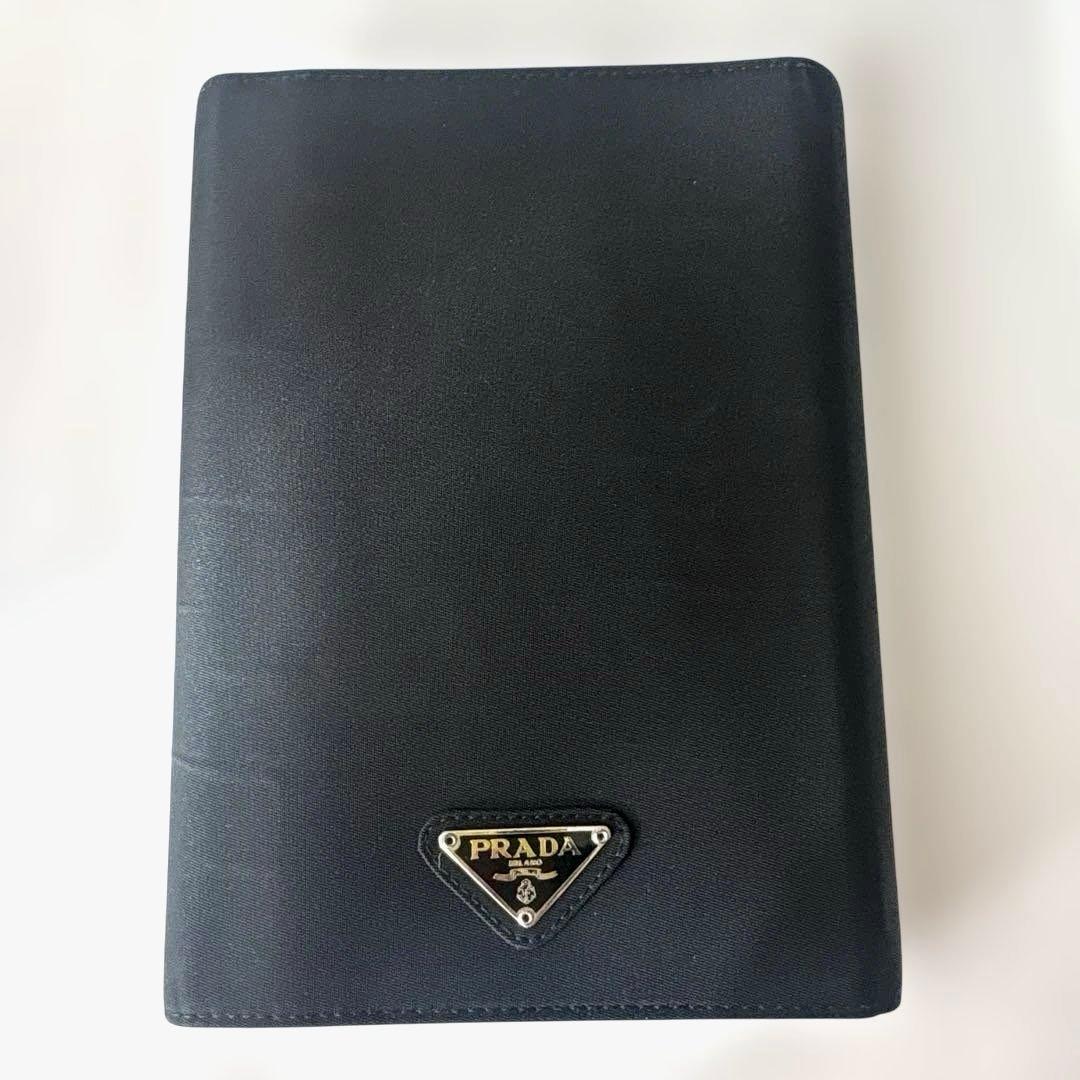 PRADA プラダ　手帳カバー黒