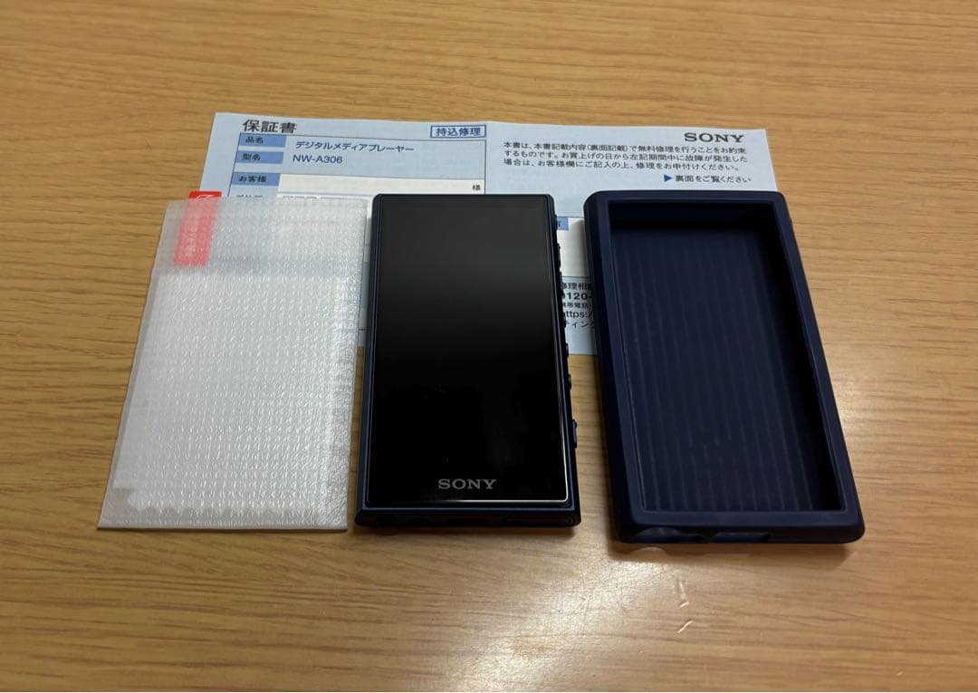SONY NW-A306 ブルー　32GB 専用ケース・保証書付き