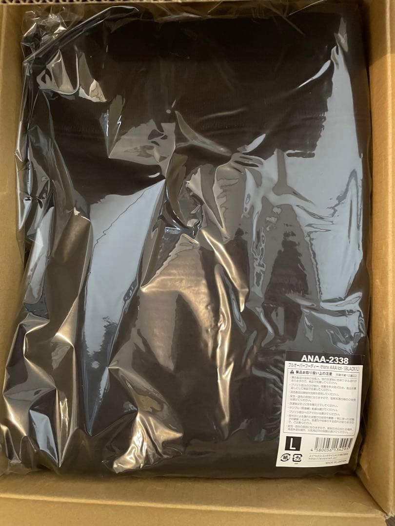 AAA 15th ライブグッズ　プルオーバーフーディパーカー L黒