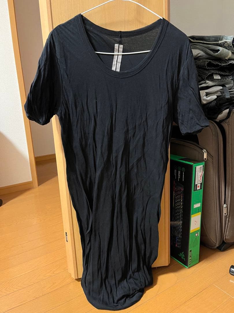 Rick Owensブラック Tシャツ XS