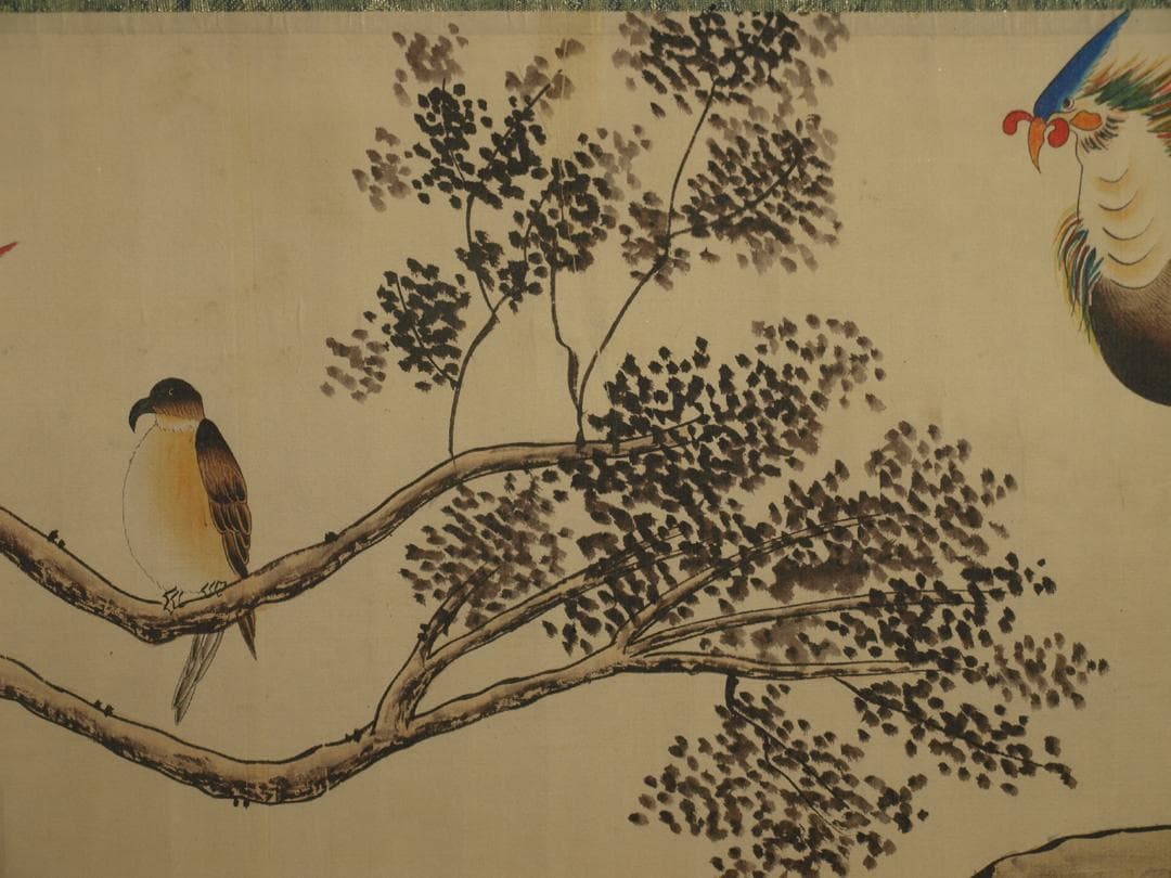 骨董市仕入れ品　中国明時代の掛軸　激安骨董品　肉筆保証BD409A11-6