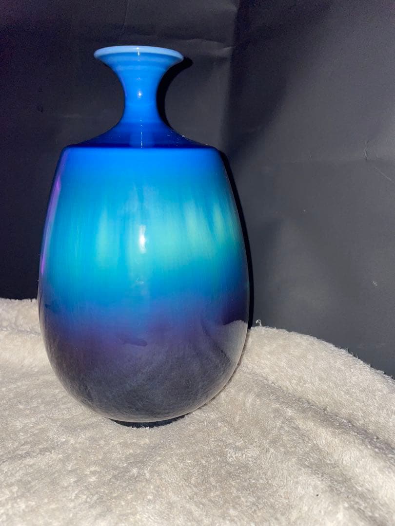 人間国宝　三代　徳田八十吉　壺