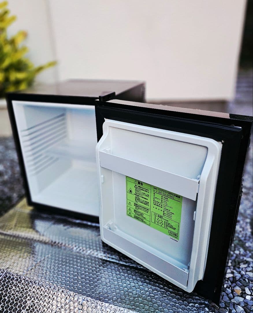 【美品】A-Stage　1ドアミラーガラス冷蔵庫　32L