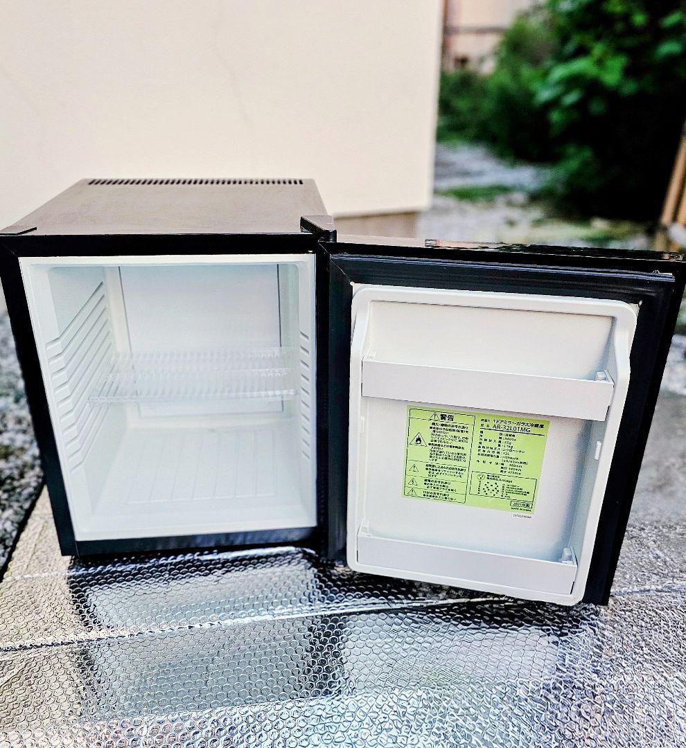 【美品】A-Stage　1ドアミラーガラス冷蔵庫　32L