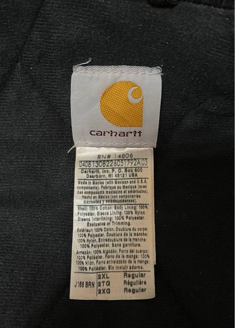 Carhartt ボンバージャケット サンタフェジャケット J165 ブラウン