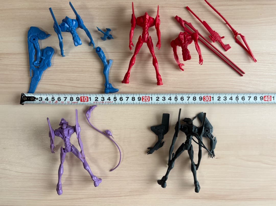 EVA エヴァンゲリオン　エヴァ　フィギュア　綾波レイ　碇シンジ　葛城ミサト