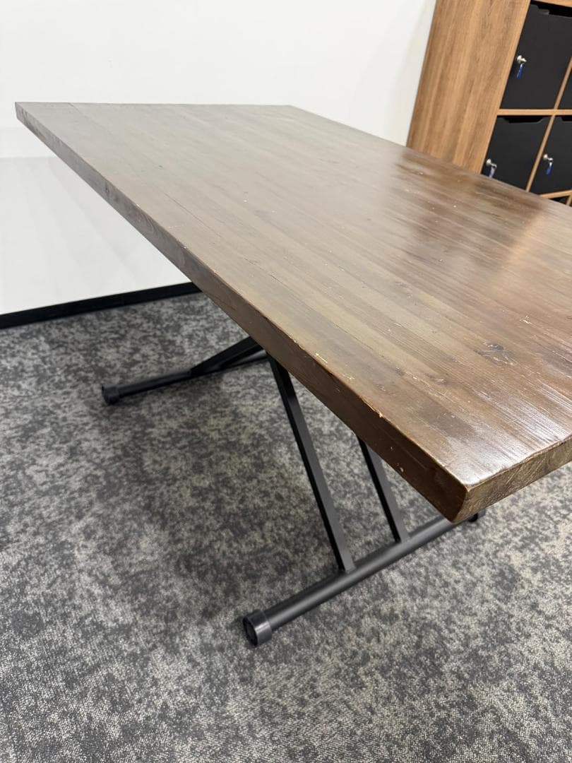 UP PULLEY LIFTING TABLE おしゃれ昇降式ダイニングテーブル