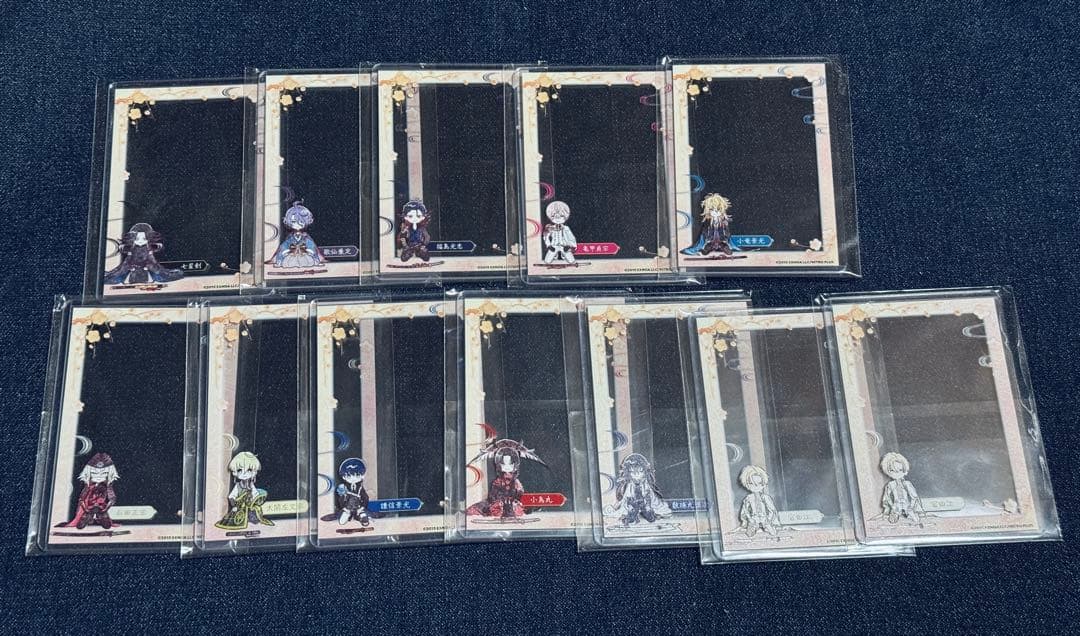 <セール 即決可>刀剣乱舞 アニカフェ 十周年 硬貨ケース 12点まとめ ②