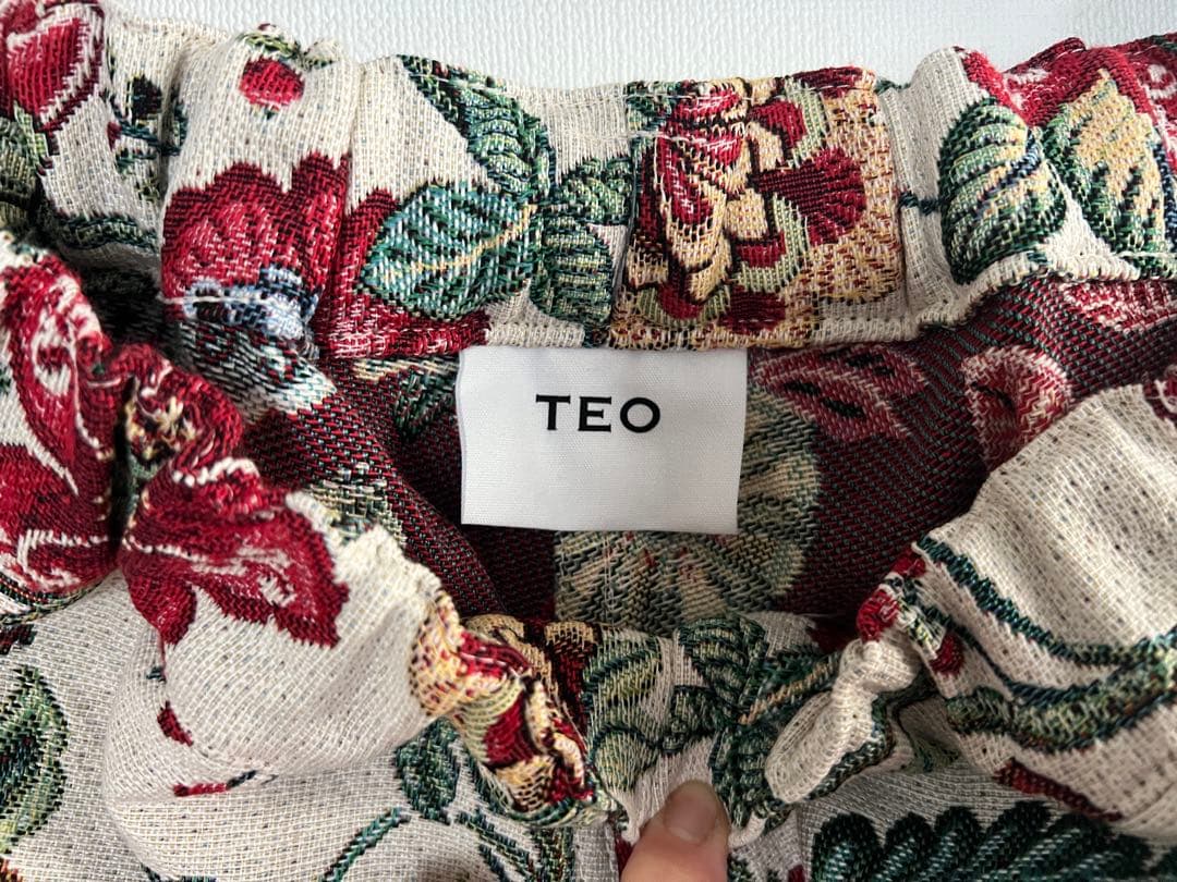TEOパンツ teo pants ゴブラン織パンツ