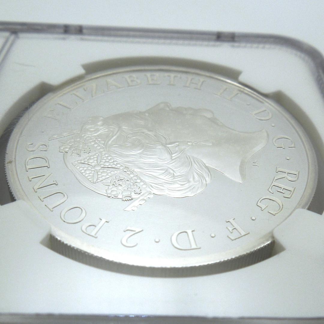 2016 ブリタニア ウナ ライオン 銀貨 ★初期500枚 NGC PF70UC