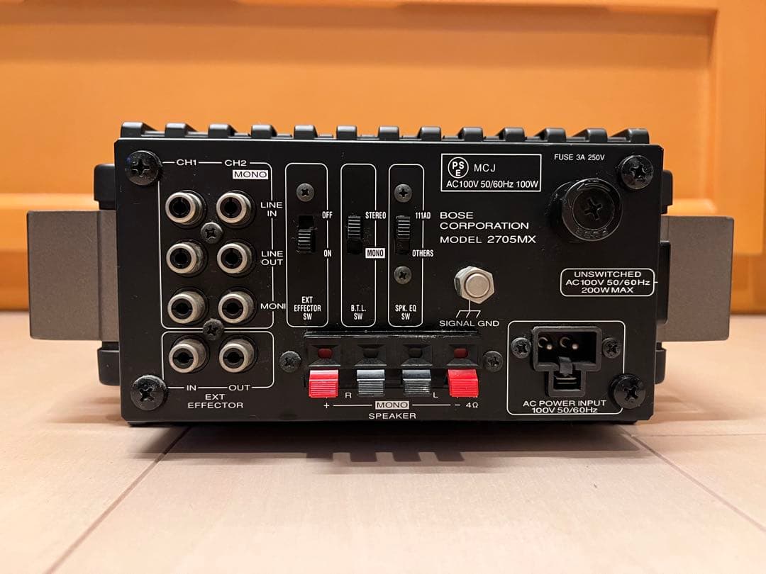 BOSE 2705MX AVアンプと2wayスピーカーセット