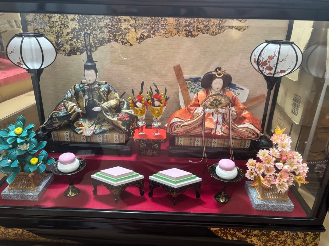 高級ケース入り 市松人形