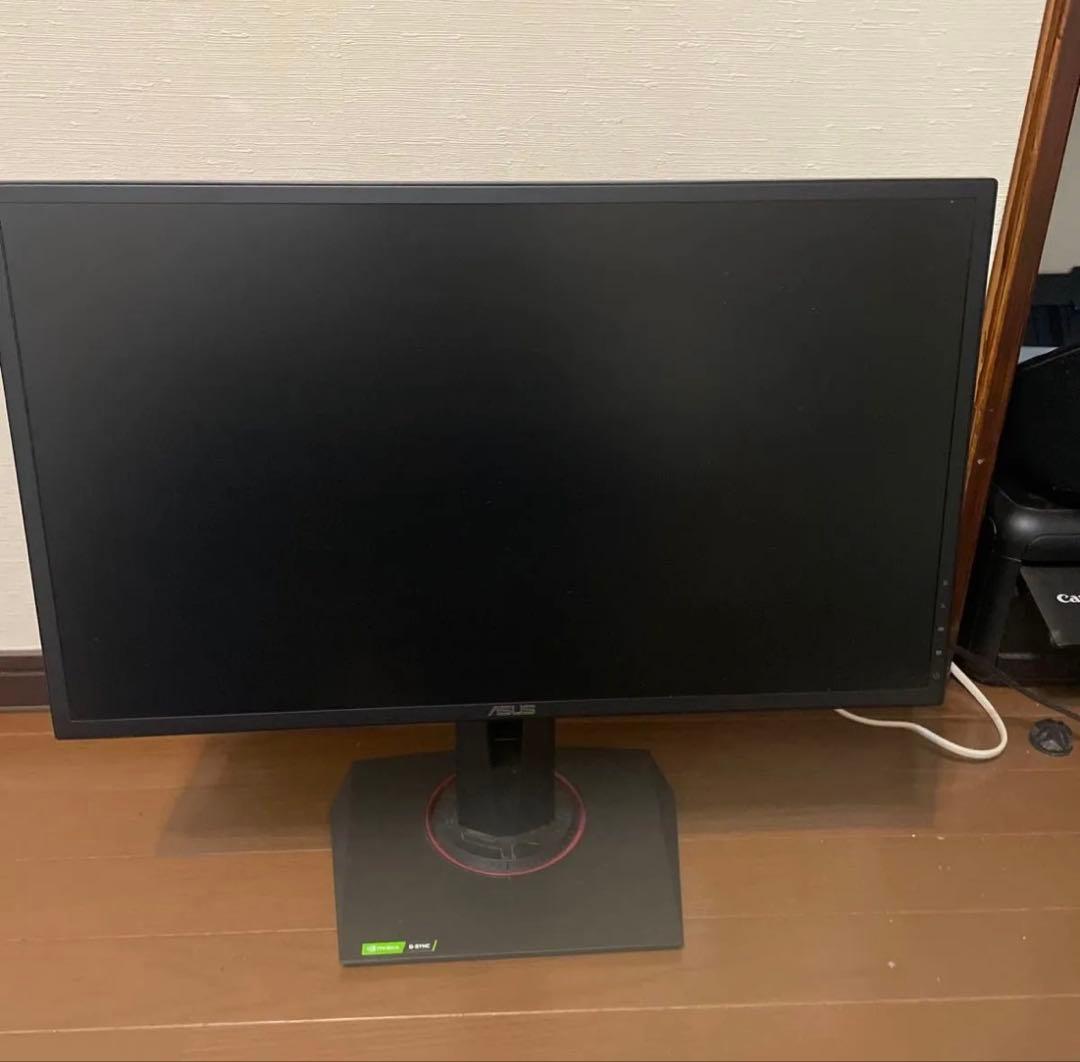 ASUSゲーミングモニター　コード付き