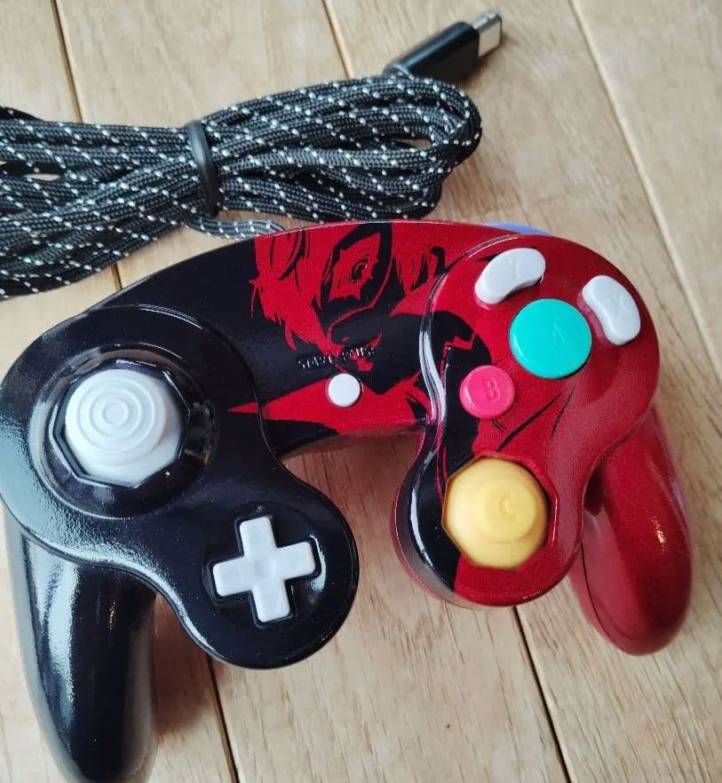 GCコントローラー　カスタム　改造　塗装　スマブラ