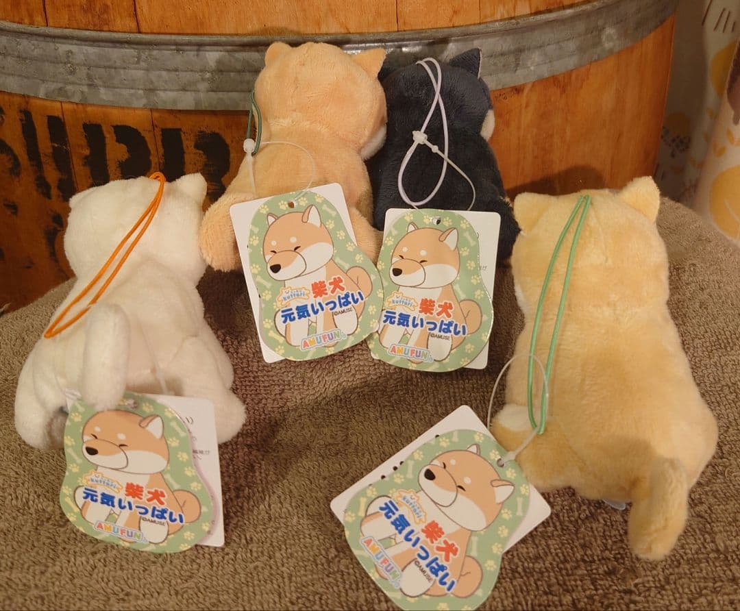 くったり柴犬 元気いっぱい VMCコンプリート マスコット ラスイチ