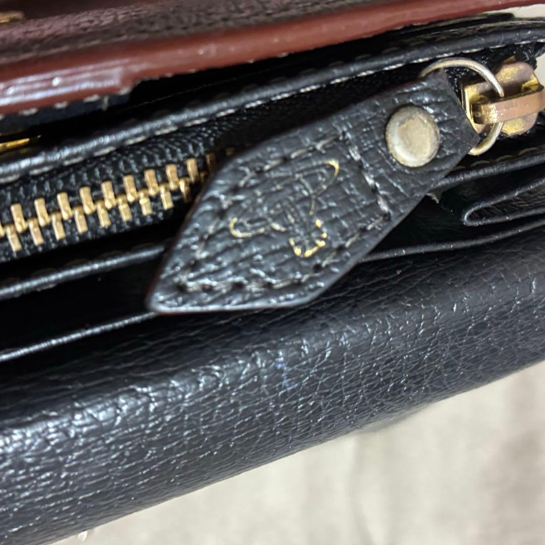 【VivienneWestwood】ヴィヴィアンウエストウッド三つ折り財布・黒