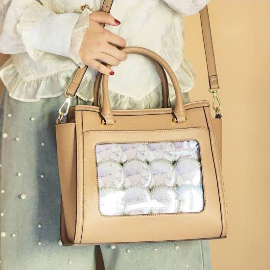 MARSLY マーズリー フラップバッグ mocha beige 痛バッグ 痛バ