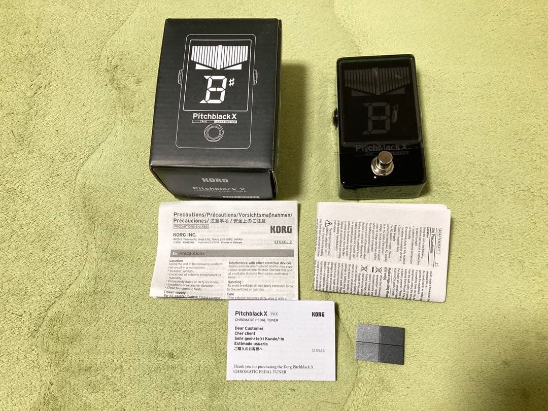 KORG Pitchblack X ペダルチューナー　バッファー