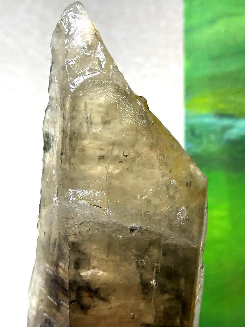 共生スモーキークォーツ・レインボー　・トルマリン　370g