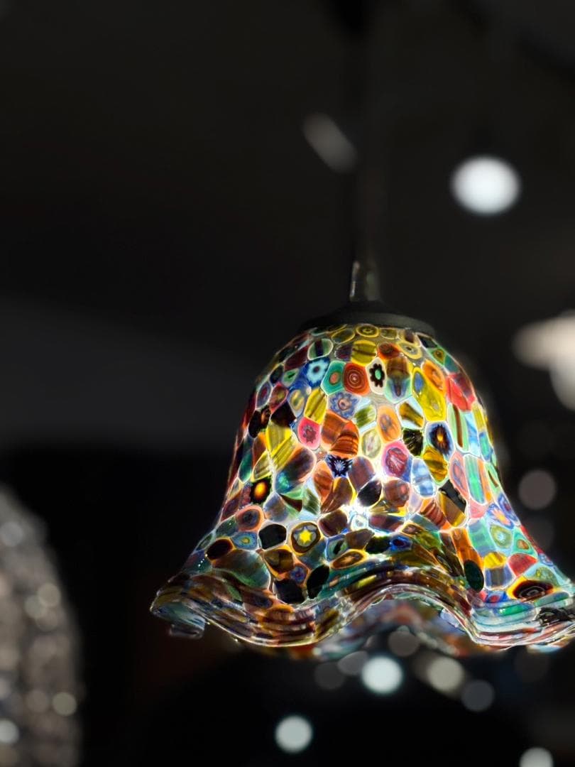 ムラーノ / ガラスペンダントライト / 伝統工芸品 / W190㎜