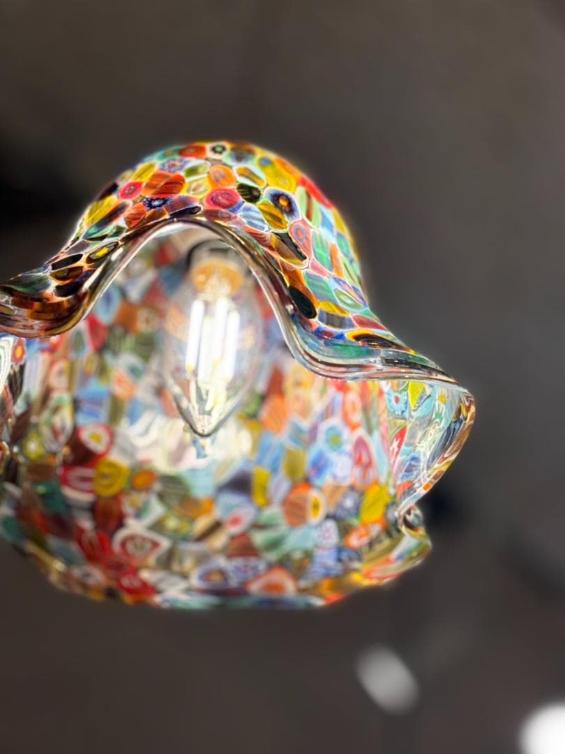 ムラーノ / ガラスペンダントライト / 伝統工芸品 / W190㎜