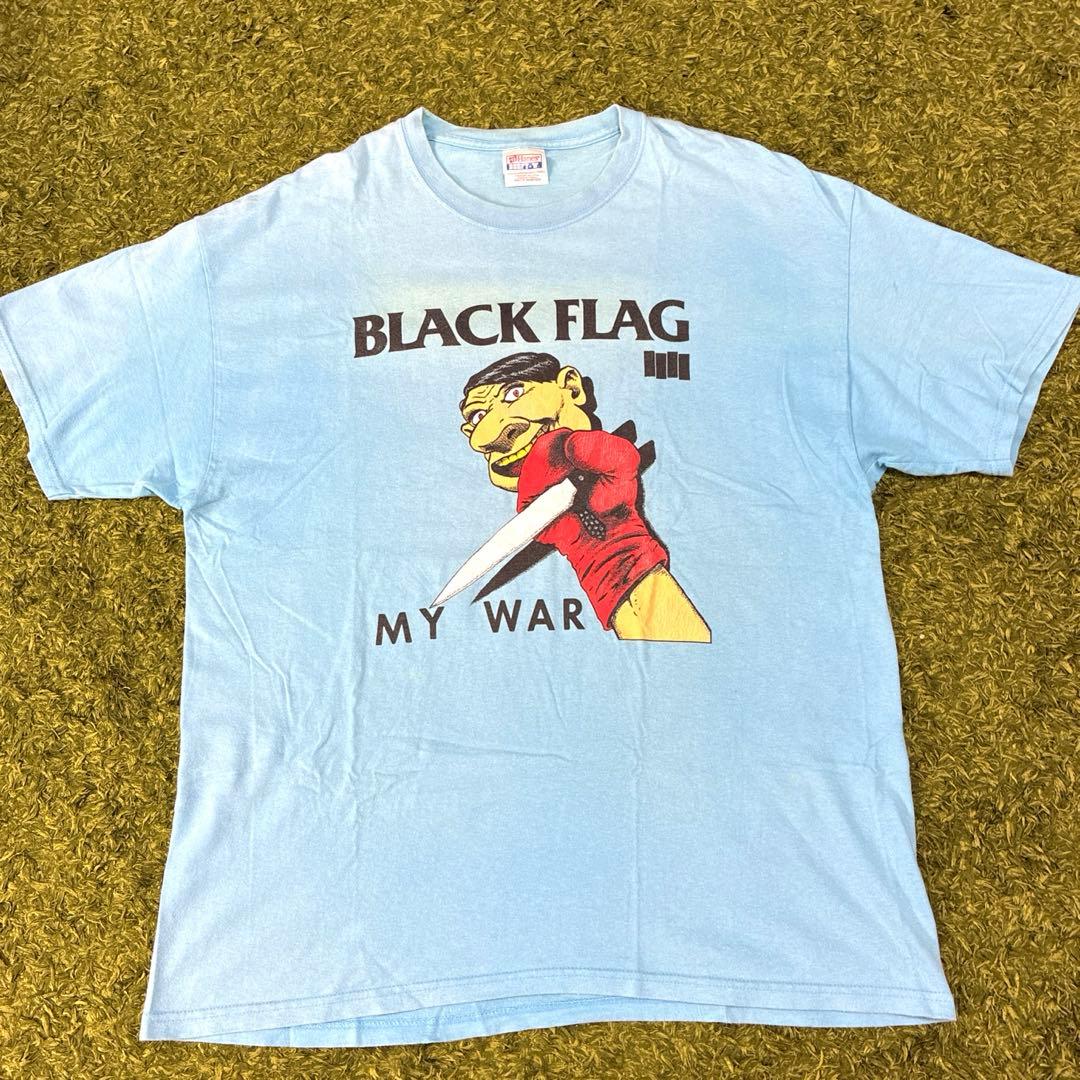BLACK FLAG MY WAR Hanes BEEFYバンドT シャツXL