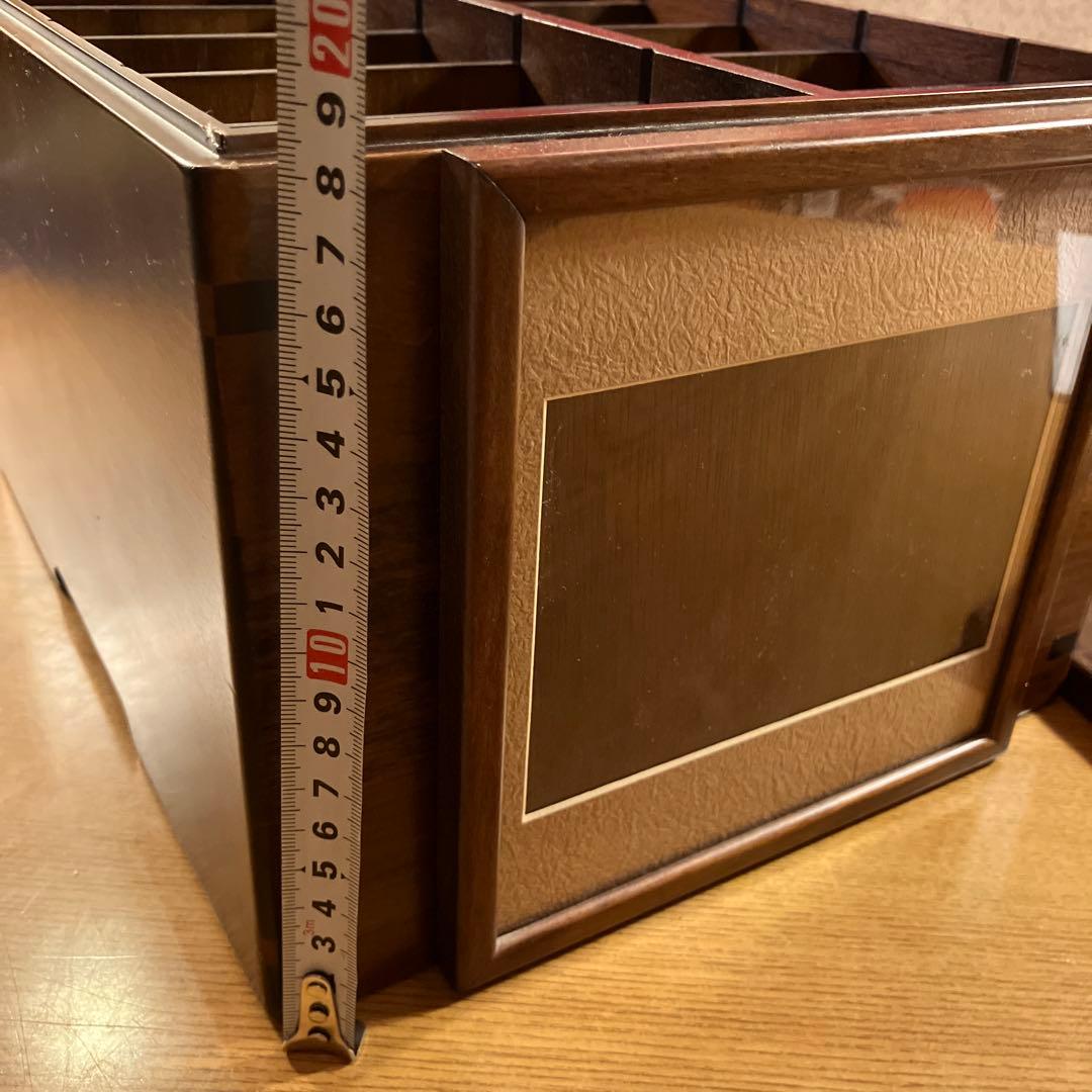 フレーム付き木製収納ボックス 10区画　豊岡クラフト