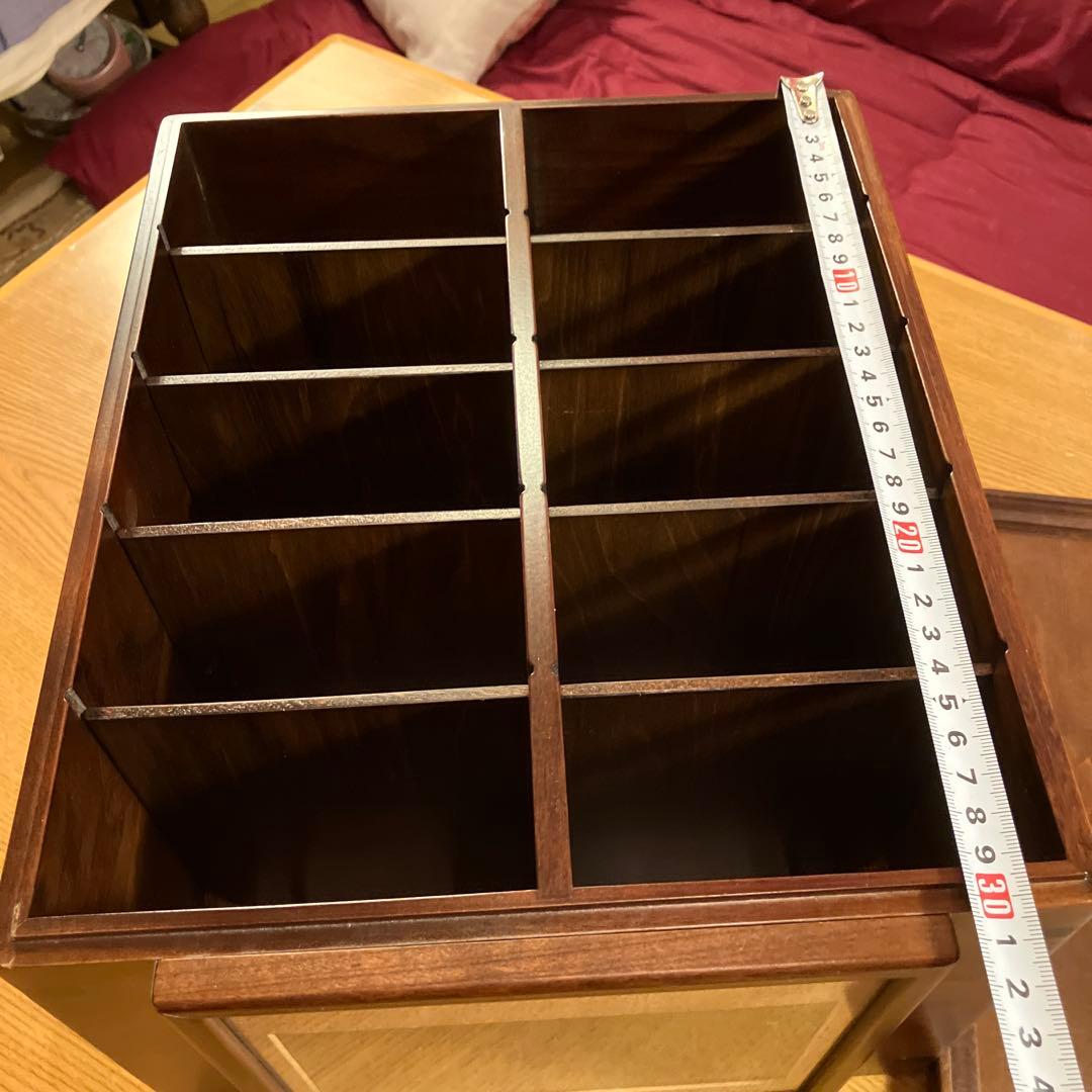 フレーム付き木製収納ボックス 10区画　豊岡クラフト