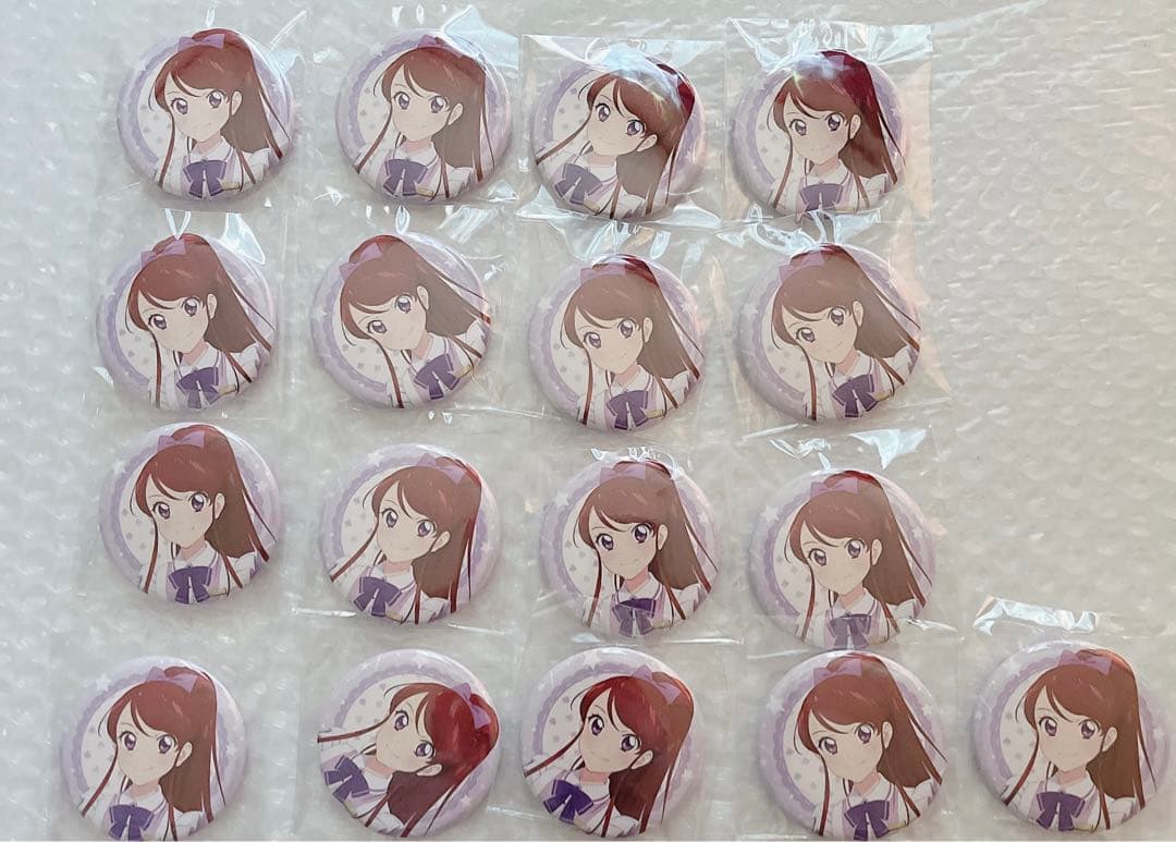 アイカツ ホテルコラボ 紫吹蘭 セット 缶バッジ