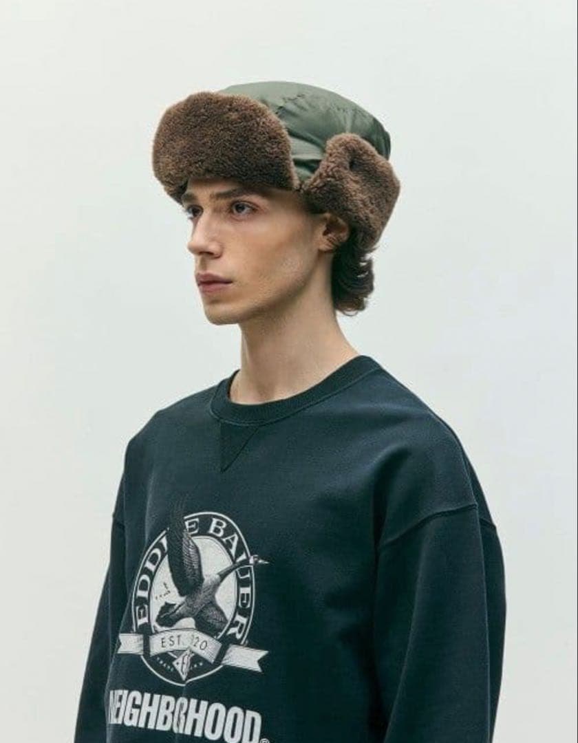帽子 NH X EDDIE BAUER . DOWN CAP neighborhood