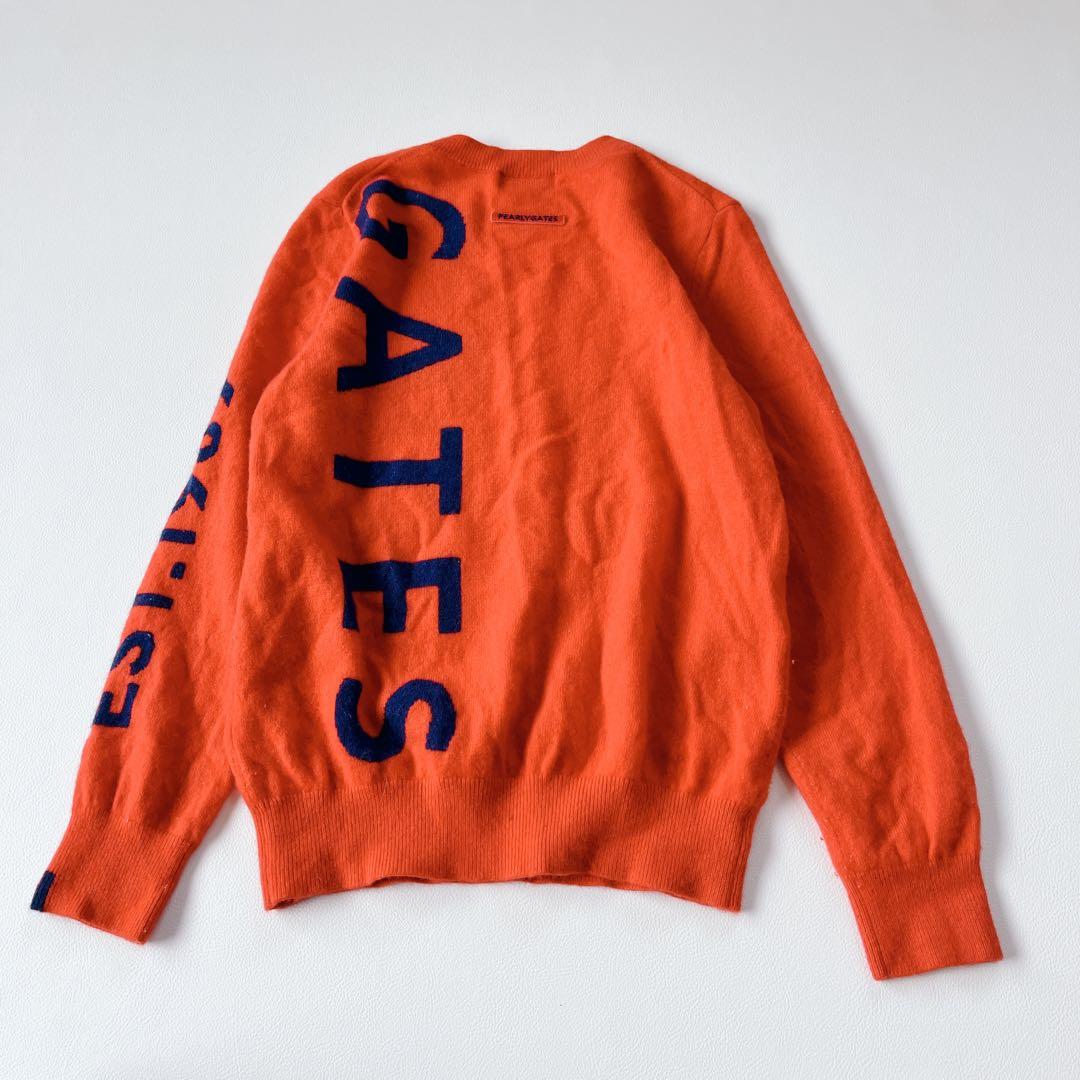 PEARLY GATESパーリーゲイツ カシミヤニットセーター レッド　1