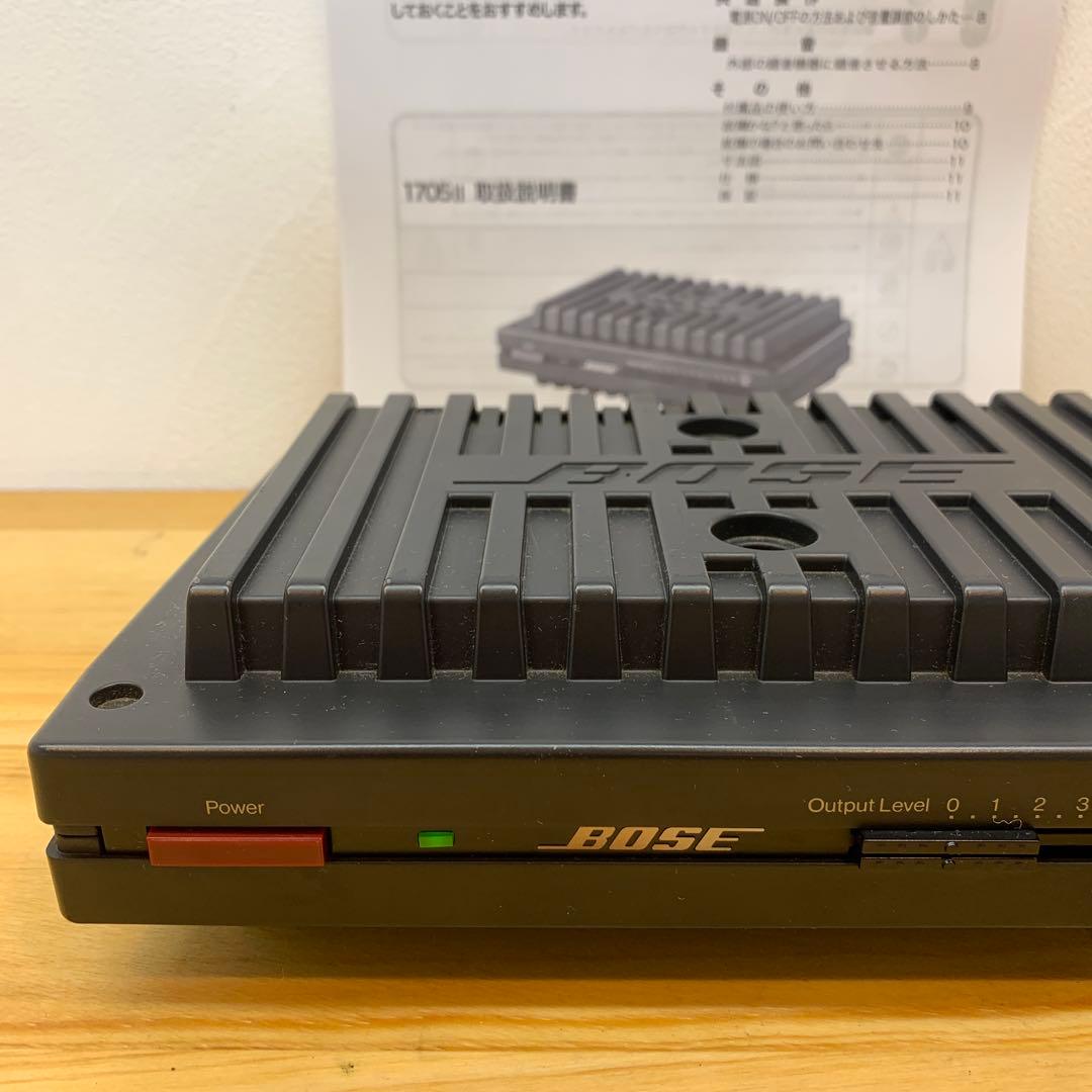 希少 BOSE 1705Ⅱ 美品 ステレオパワーアンプ メンテナンス済 動作品