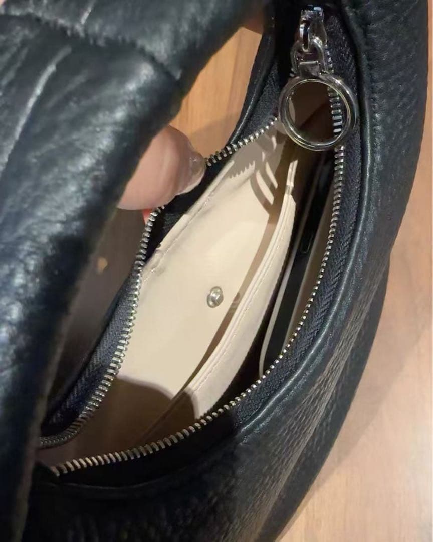 Aeta ブラックハンドバッグSp4-