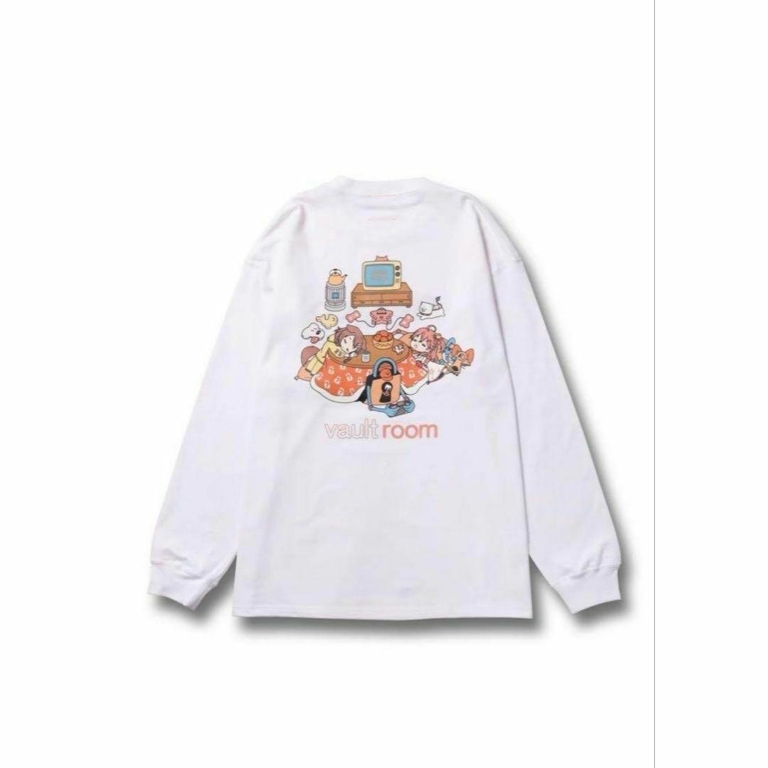 MIKKORONE L/S TEE WHITE vaultroom Mサイズ