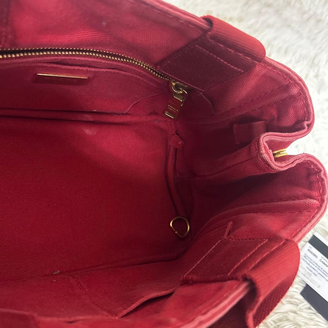 【正規品】PRADA プラダ　カナパS デニム　ハンドバッグ ギャランティーあり