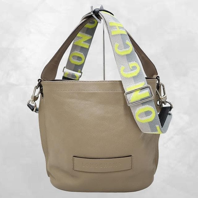 ロンシャン LONGCHAMP 3D 2way レザー ショルダーバッグ