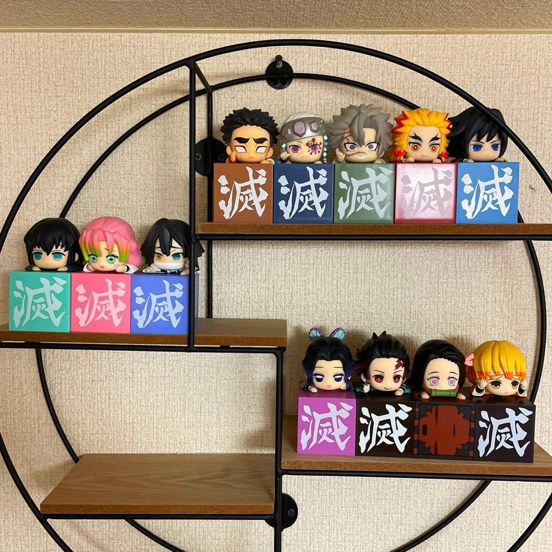 【※初版】 鬼滅の刃 ひっかけフィギュア 胡蝶しのぶ 不死川実弥 時透無一郎