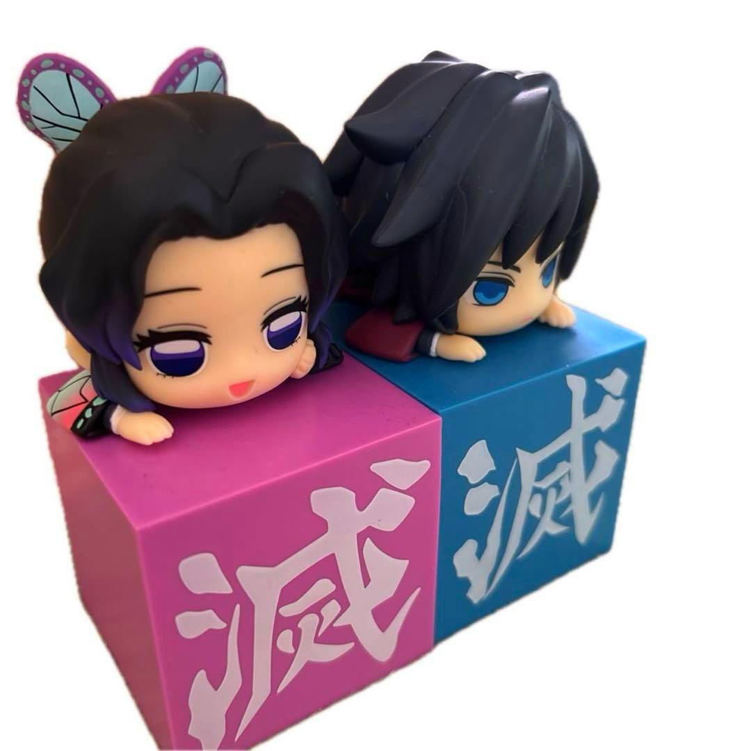 【※初版】 鬼滅の刃 ひっかけフィギュア 胡蝶しのぶ 不死川実弥 時透無一郎