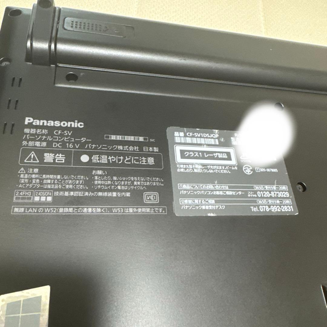 美品 Panasonic Let's note CF−SV1 1TB 32GB