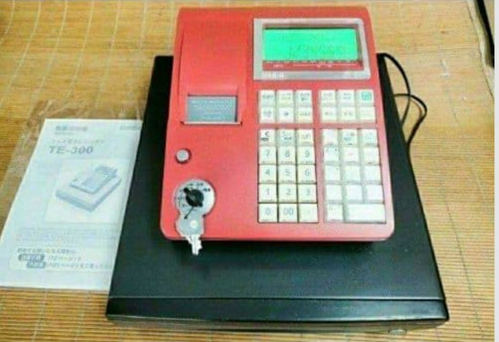 カシオレジスター　TE-300　フル設定無料　送料無料人気機種　499961