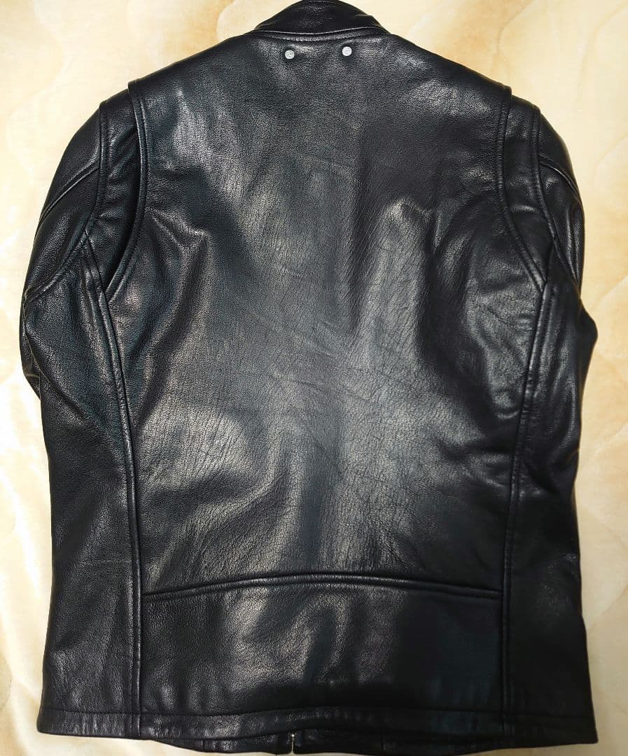 高級！名作！ポールスミス　レザーライダースジャケット　ブルゾン