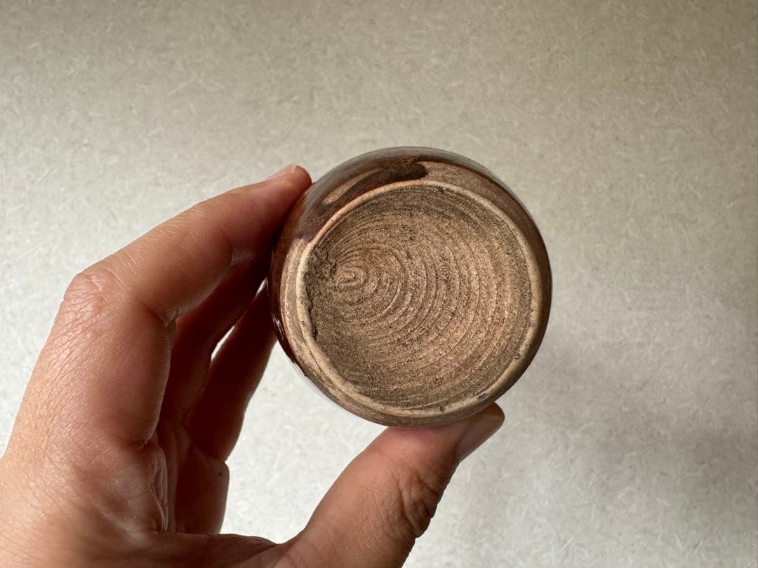 古瀬戸　真如堂茶入　茶道具