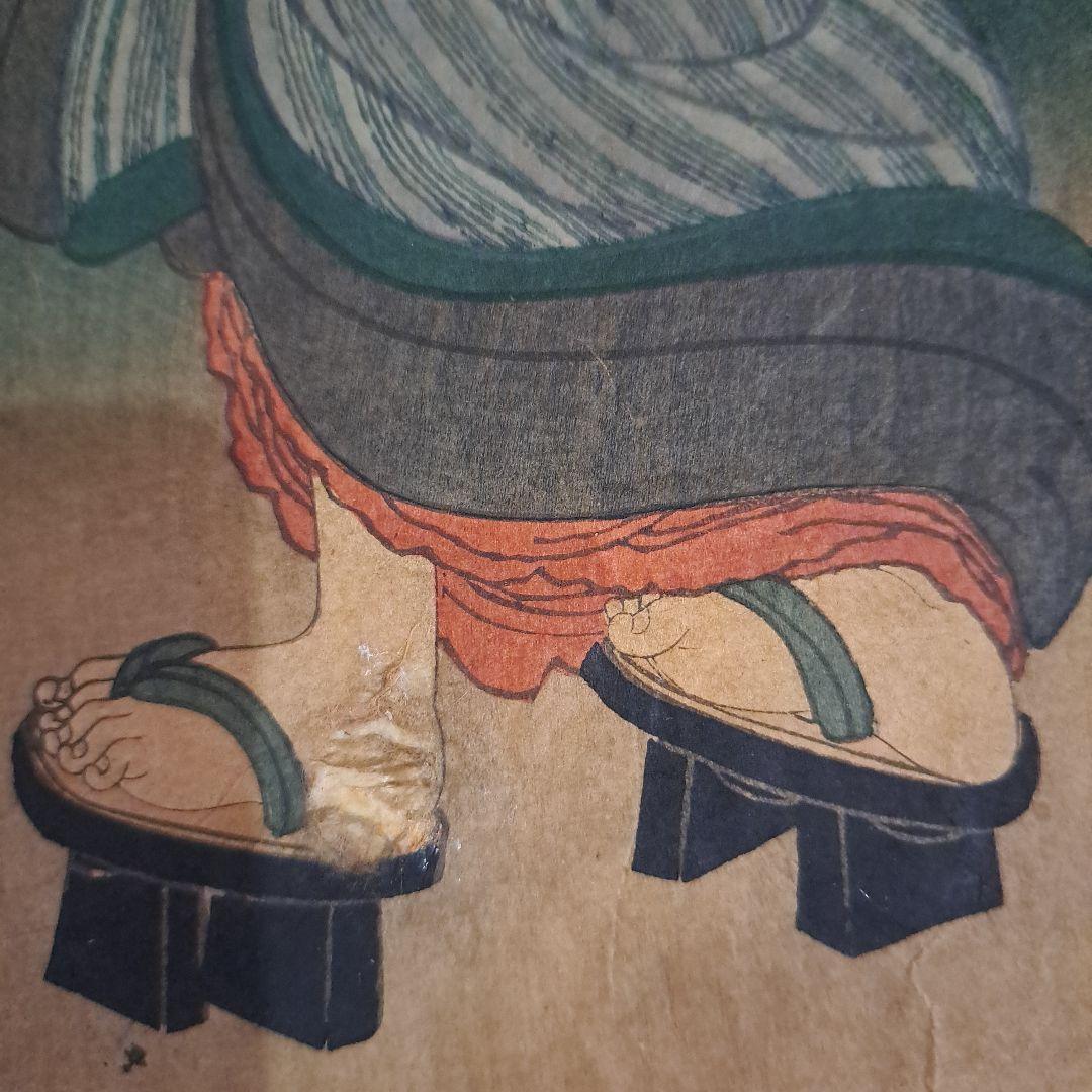 江戸中　東都名所　隅田川　歌川芳員　一枚　1852年　希少　浮世絵版画