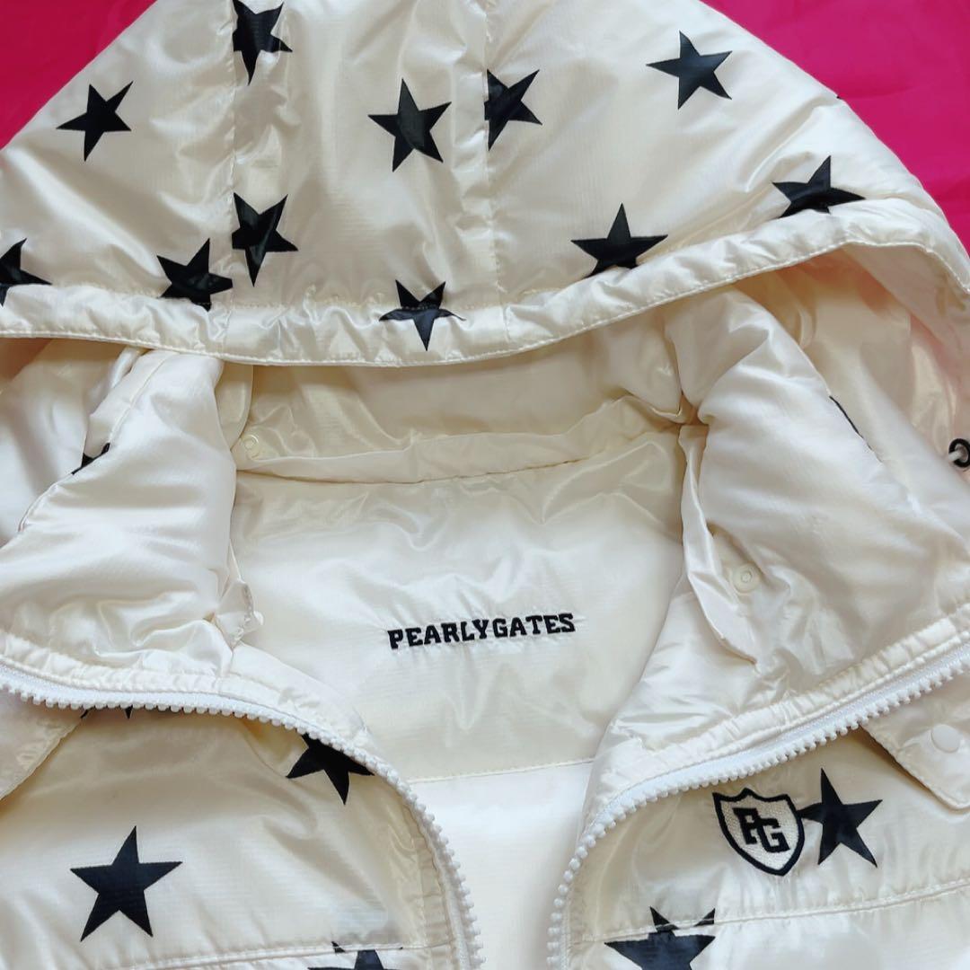 パーリーゲイツ　セットアップ　ダウン　ベスト　スカート　スター　リバーシブル