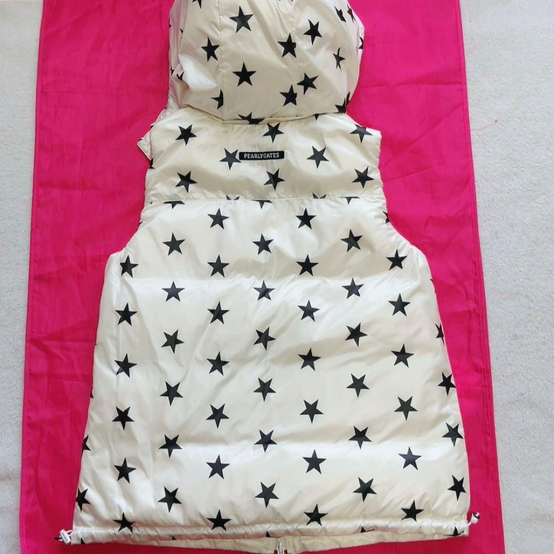 パーリーゲイツ　セットアップ　ダウン　ベスト　スカート　スター　リバーシブル
