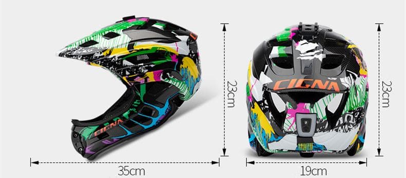 CIGNA PRO ストライダー レース用 フルフェイス ヘルメット 走行撮影
