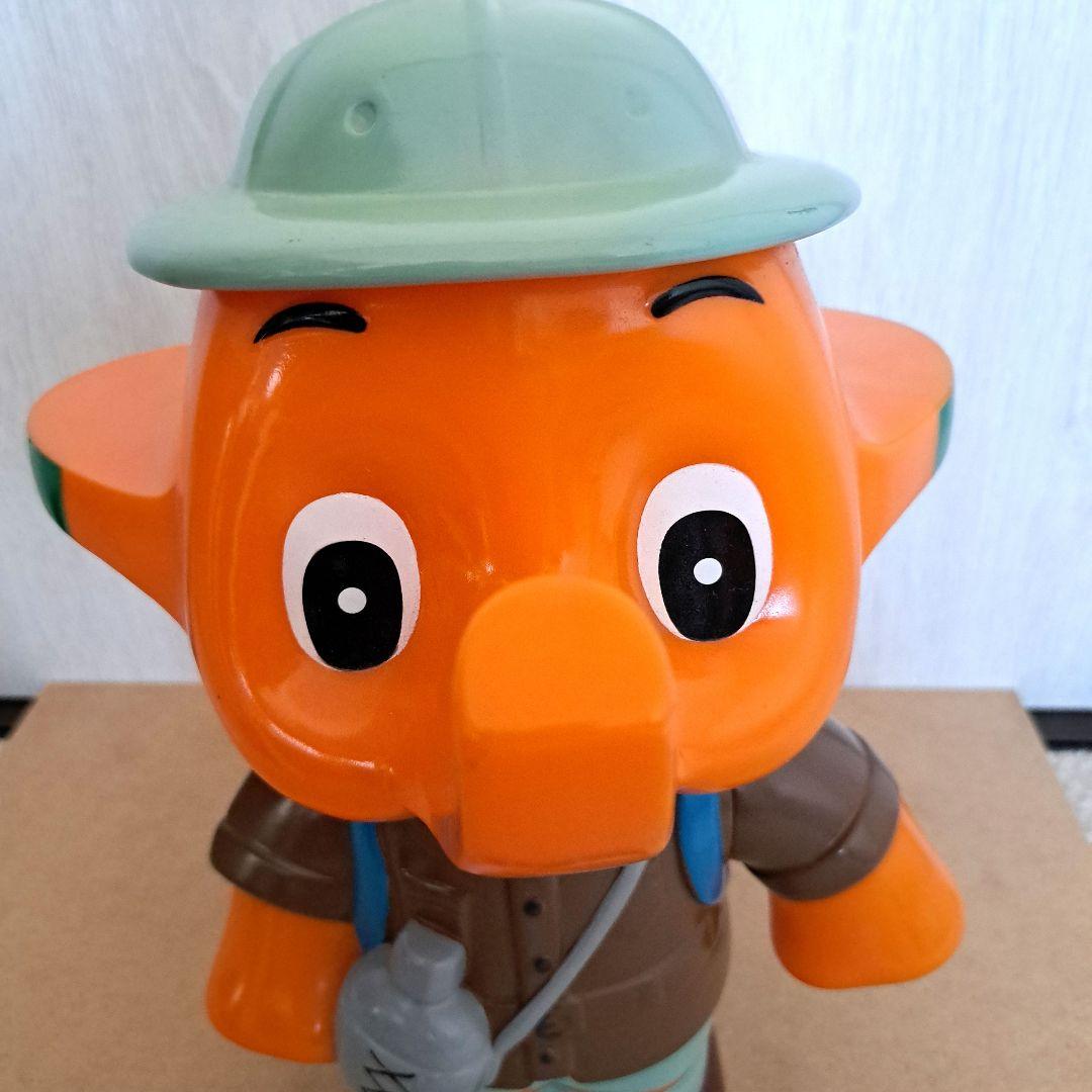 佐藤製薬　ぞうさん　サトちゃん　31センチ　探検家　貯金箱　フィギュア