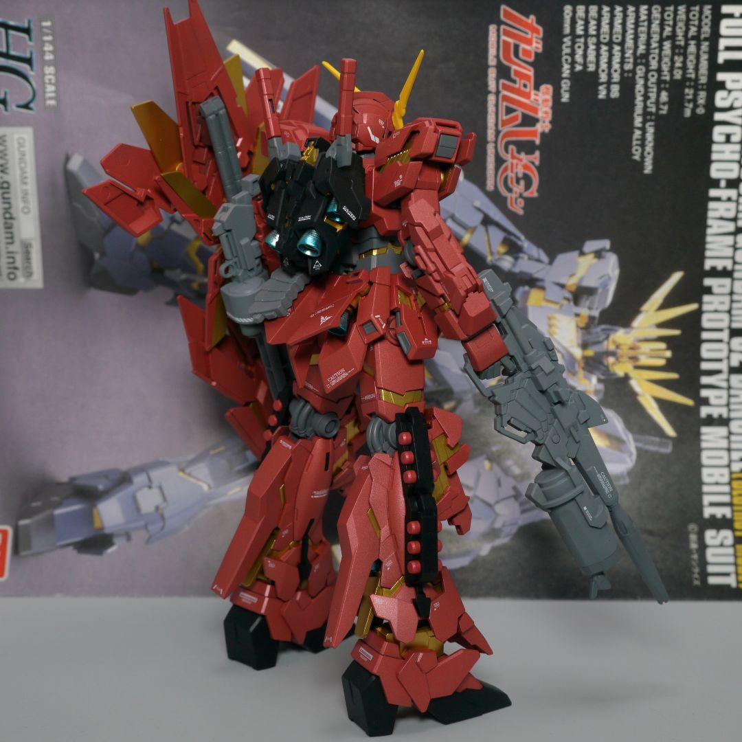 HGUC ユニコーンガンダム 塗装 完成品 バンダイ ガンプラ 1/144
