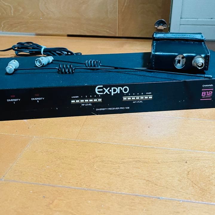 Ex-pro ワイヤレス B12 ギター ベース 送信機 受信機