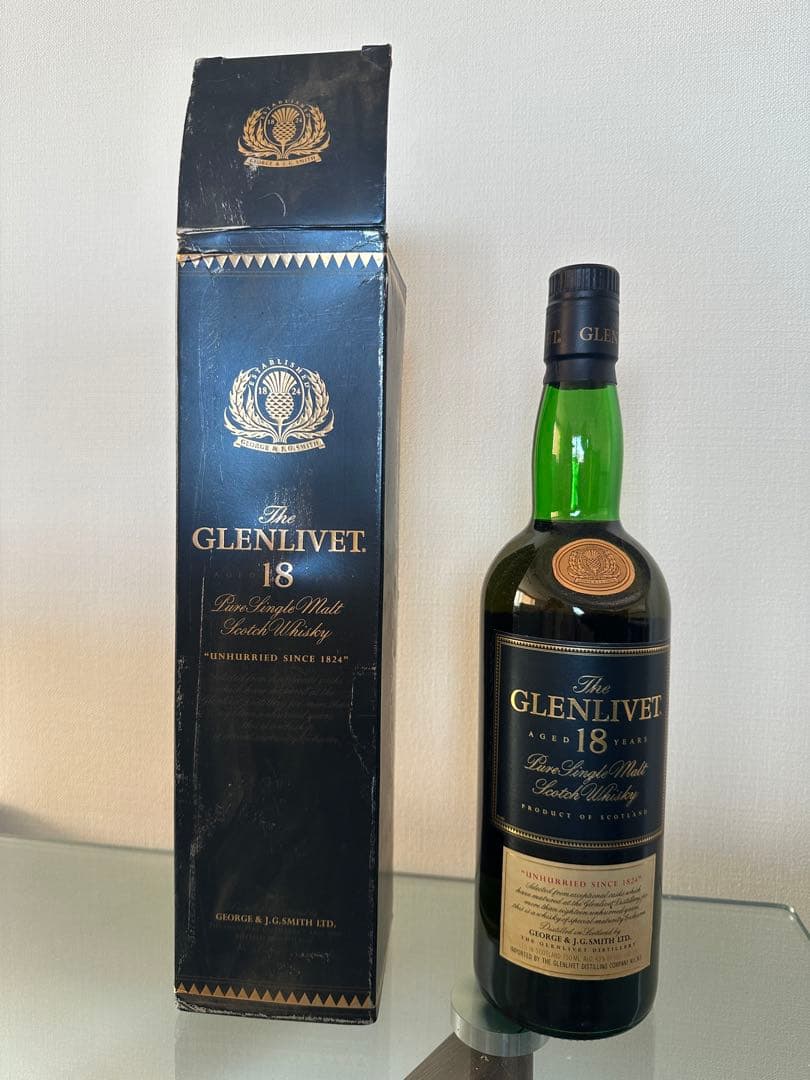 40年前のThe Glenlivet 18年 シングルモルトウイスキー750ml